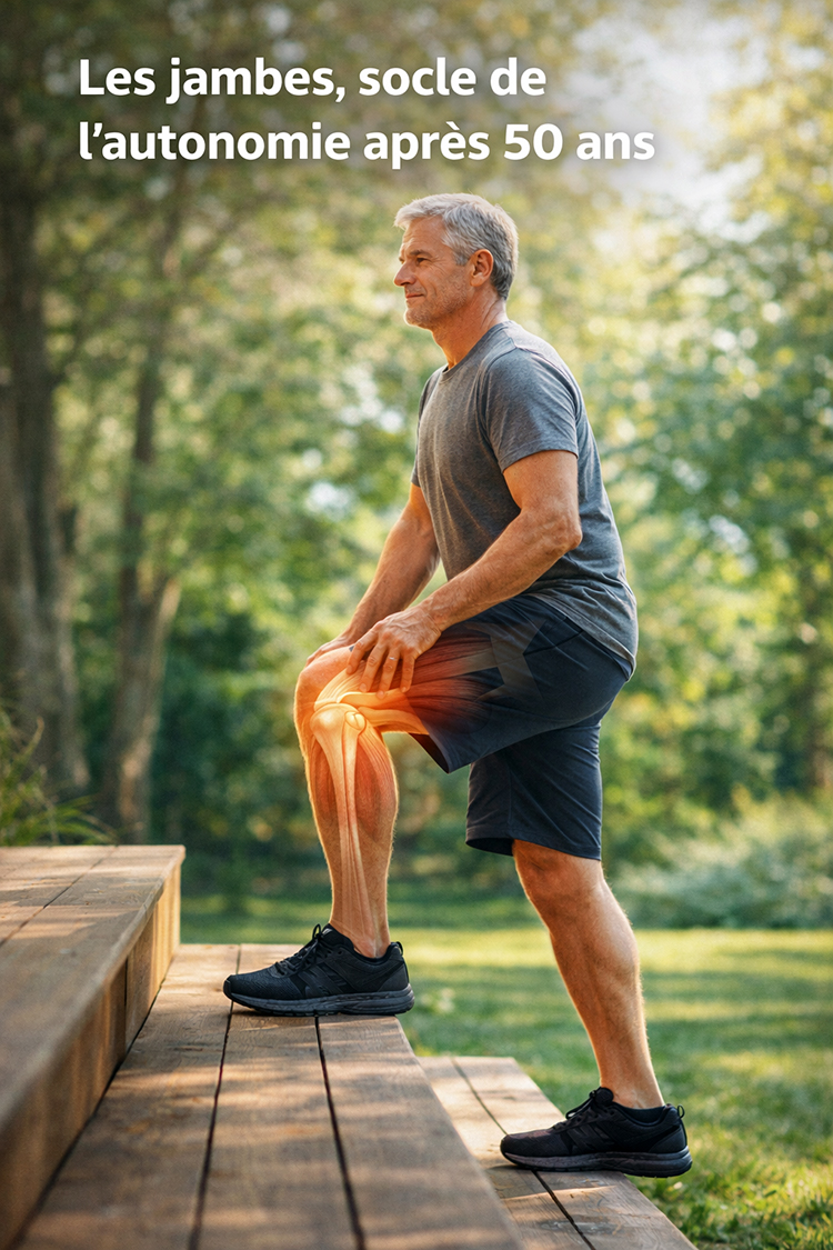 TRAVAIL JAMBES 50 ANS